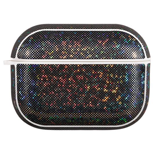 NIILLKIN Anti-fall PU + TPU Shining Protection Glitter Case for AirPods Pro(Black) - For AirPods Pro by NILLKIN | Online Shopping South Africa | PMC Jewellery
