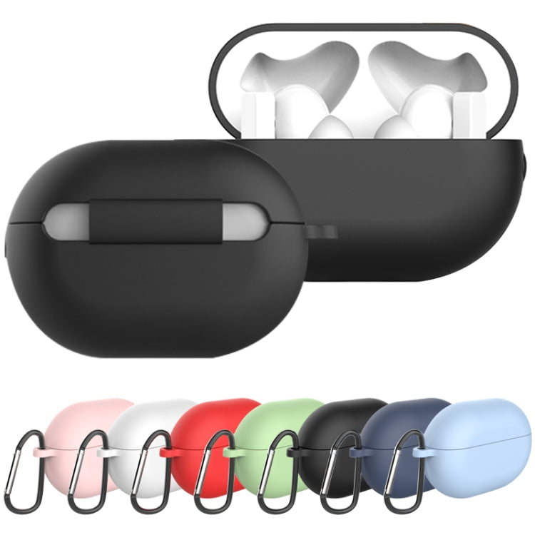 Earphone Silicone Protective Case for Huawei FreeBuds Pro, Type:with Buckle(Midnight Blue) - Huawei Earphone Case by PMC TechLife | Online Shopping South Africa | PMC TechLife