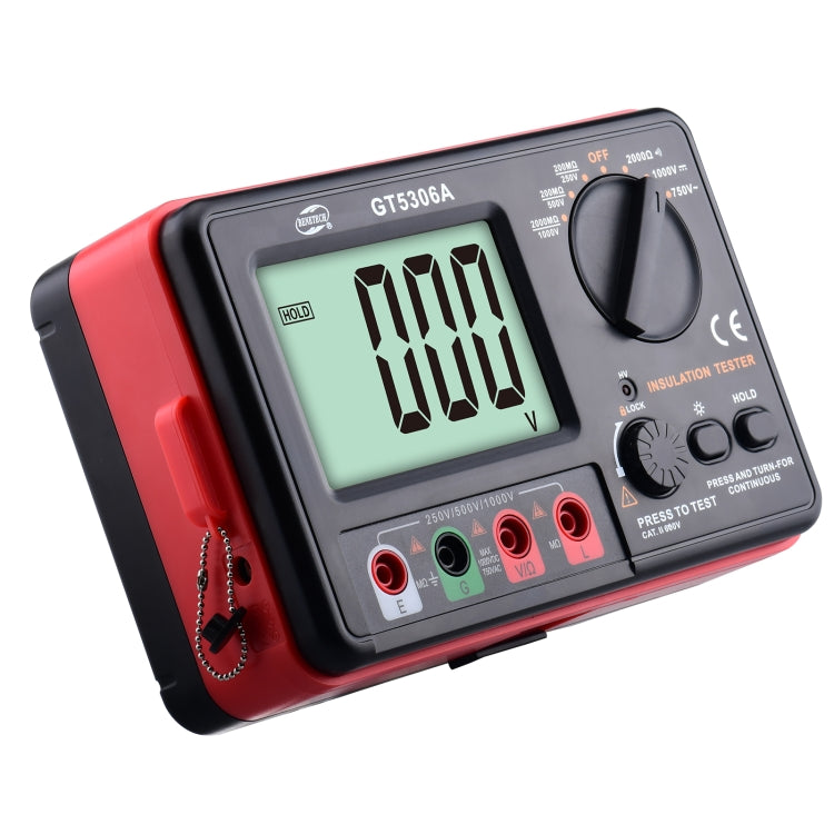 BENETECH GT5306A Insulation Resistance Tester, Battery Not Included - free shipping - PMC TechLife - Order now!