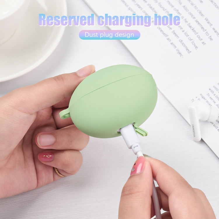 Earphone Liquid Silicone Protective Case For Huawei FreeBuds 5i(Dark Green) - Huawei Earphone Case by PMC TechLife | Online Shopping South Africa | PMC TechLife