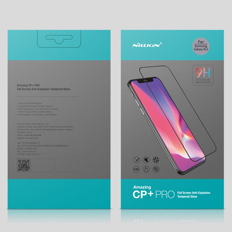 For Galaxy A11 NILLKIN CP+PRO 0.33mm 9H 2.5D HD Explosion-proof Tempered Glass Film - Galaxy Tempered Glass by NILLKIN | Online Shopping South Africa | PMC Jewellery | Buy Now Pay Later Mobicred