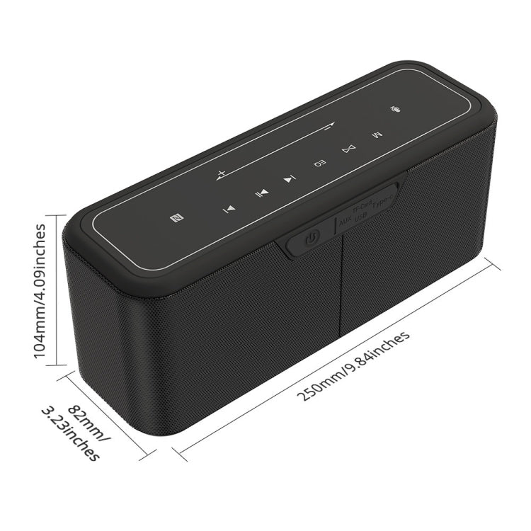 Tronsmart Mega Pro NFC IPX5 Voice Assistant Enhanced Bass Column 60W Portable Bluetooth Speaker(Black) - Desktop Speaker by Tronsmart | Online Shopping South Africa | PMC Jewellery