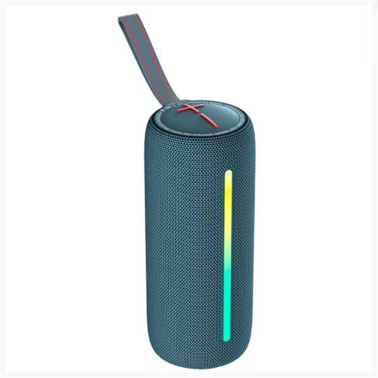 HOPESTAR P37 Outdoor Portable RGB Light Waterproof Wireless Bluetooth Speaker(Blue) - Waterproof Speaker by HOPESTAR | Online Shopping South Africa | PMC Jewellery | Buy Now Pay Later Mobicred