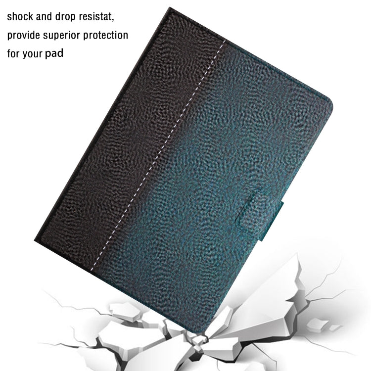 For Samsung Galaxy Tab S6 Lite P610 Stitching Solid Color Leather Tablet Case(Green) - Tab S6 Lite P610 / P615 by PMC TechLife | Online Shopping South Africa | PMC TechLife | Buy Now Pay Later Mobicred