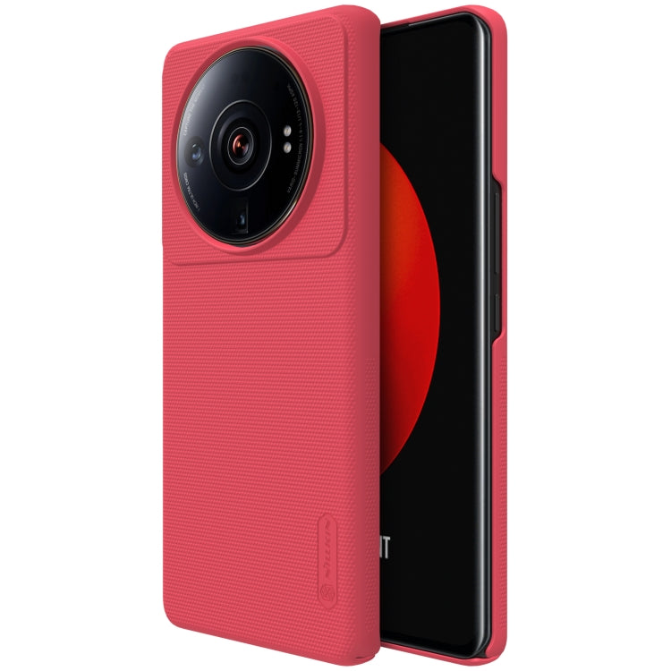 For Xiaomi 12S Ultra NILLKIN Frosted PC Phone Case(Red) - Xiaomi Cases by NILLKIN | Online Shopping South Africa | PMC Jewellery