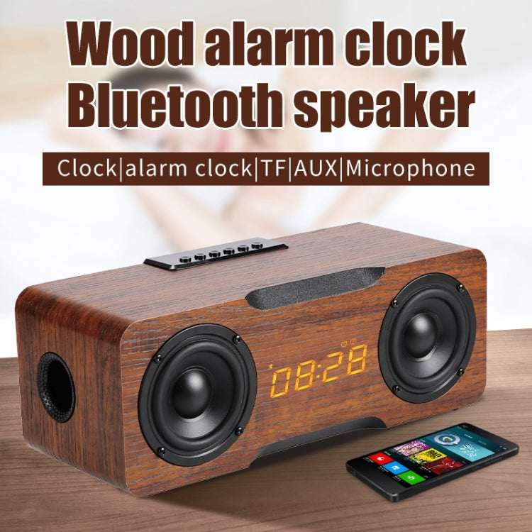 M8C Multifunctional Alarm Clock Bluetooth Speaker(Yellow) - Desktop Speaker by PMC Jewellery | Online Shopping South Africa | PMC Jewellery