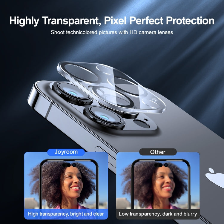 For iPhone 14 / 14 Plus JOYROOM Diamond Mirror Series Lens Protection Film Gem Edition - iPhone 14 Tempered Glass by JOYROOM | Online Shopping South Africa | PMC Jewellery