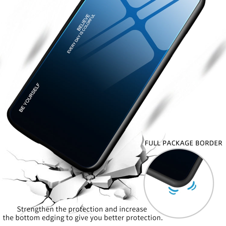 For Xiaomi Poco M4 Pro 4G Gradient Color Glass Case(Blue Black) - free shipping - PMC TechLife - Order now!
