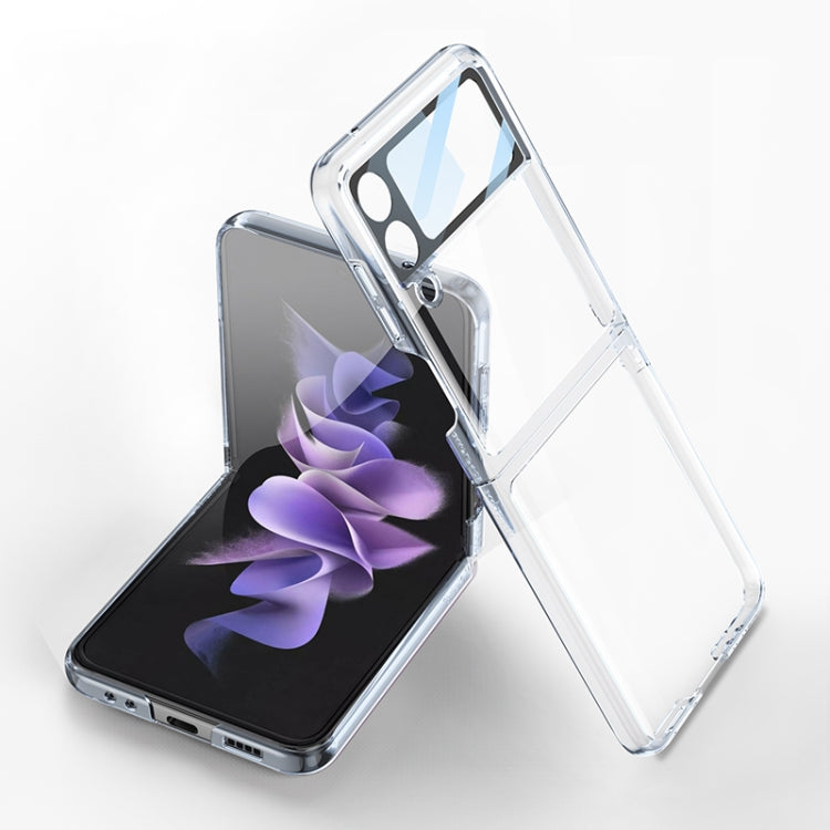 For Samsung Galaxy Z Flip4 GKK Integrated Electroplating Full Coverage Phone Case(Transparent) - Galaxy Z Flip4 5G Cases by GKK | Online Shopping South Africa | PMC Jewellery