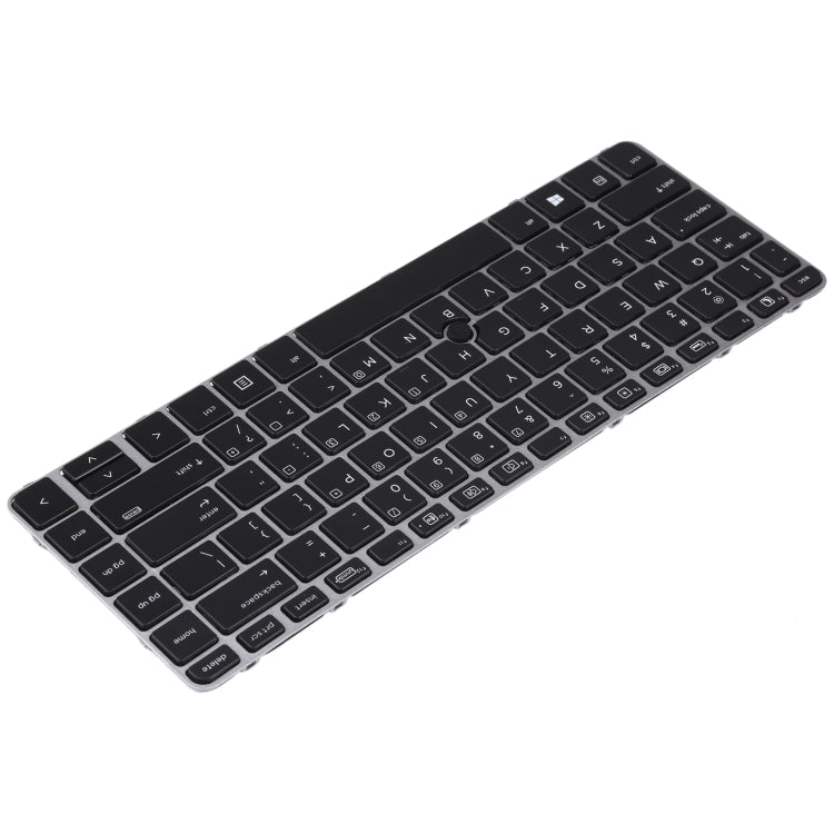 For HP EliteBook 840 G3 US Version Keyboard with Backlight and Pointing(Silver) - Replacement Keyboards by PMC TechLife | Online Shopping South Africa | PMC TechLife