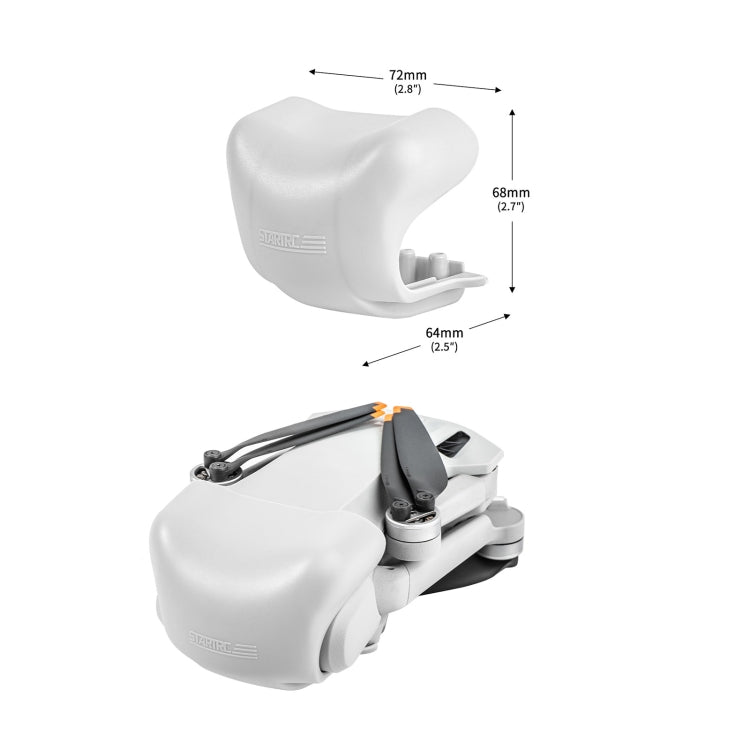 Lens Caps Vision Sensor Sunshade Cover For DJI Mini 3 Pro(Grey) - free shipping - PMC TechLife - Order now!