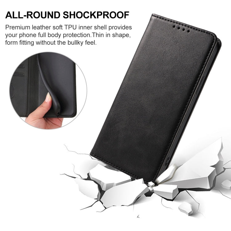 For Xiaomi Redmi 9C NFC Magnetic Closure Leather Phone Case(Black) - free shipping - PMC TechLife - Order now!