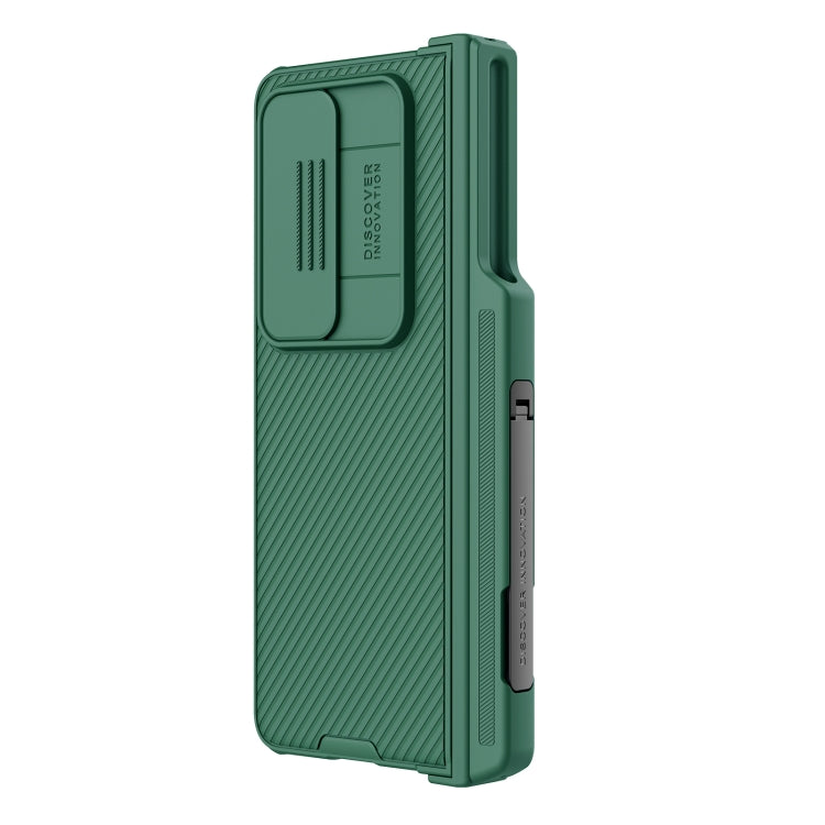 For Samsung Galaxy Z Fold4 5G NILLKIN Black Mirror Pro Series Camshield PC Phone Case with Pen Slot, Set Version(Green) - Galaxy Z Fold4 5G Cases by NILLKIN | Online Shopping South Africa | PMC Jewellery