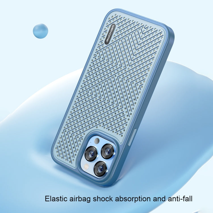 For iPhone 14 Pro WEKOME Graphene Heat Dissipation Phone Case(Blue) - iPhone 14 Pro Cases by WK | Online Shopping South Africa | PMC Jewellery