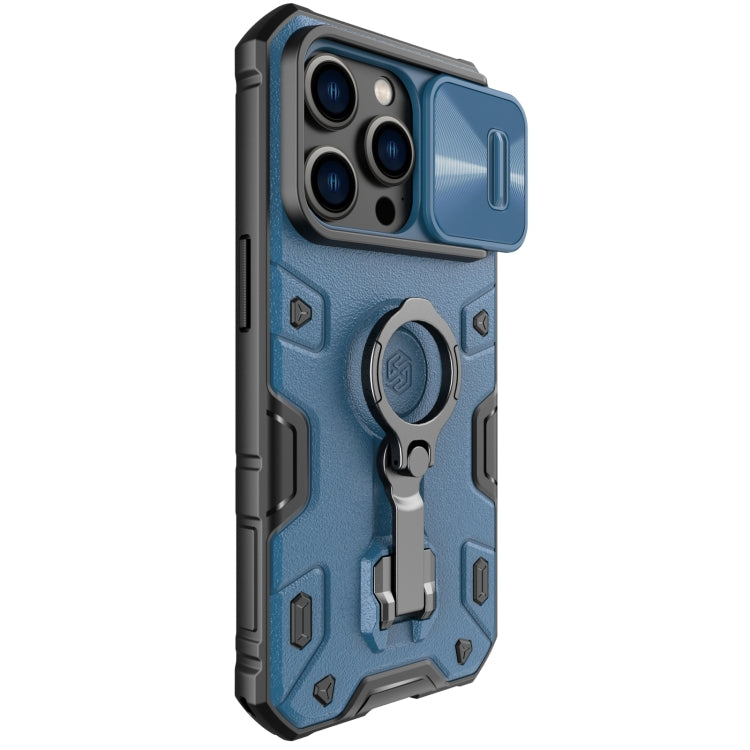 For iPhone 14 Pro NILLKIN CamShield Armor Pro Magnetic Phone Case(Blue) - free shipping - PMC TechLife - Order now!