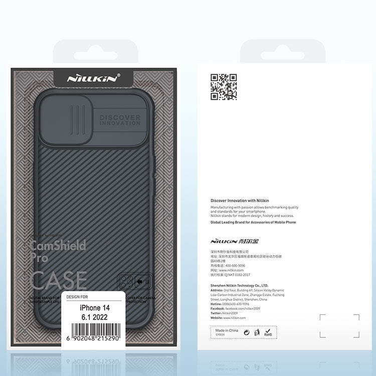 For iPhone 14 NILLKIN CamShield Pro Protective Phone Case(Green) - free shipping - PMC TechLife - Order now!
