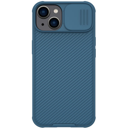 For iPhone 14 Plus  NILLKIN CamShield Pro Protective Phone Case(Blue) - iPhone 14 Plus Cases by NILLKIN | Online Shopping South Africa | PMC Jewellery