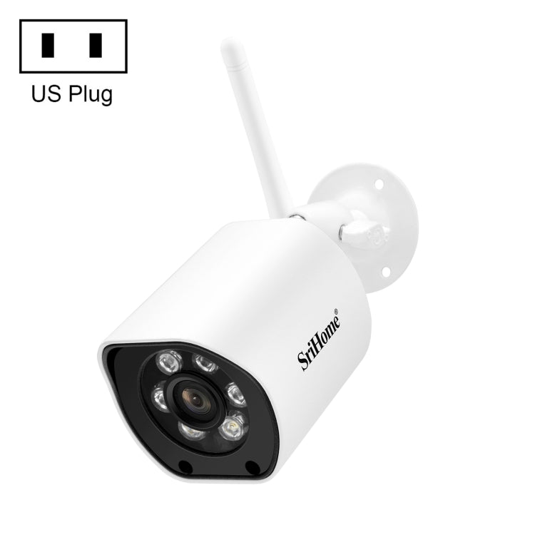 SriHome SH034C 4.0MP AI Humanoid Tracking WiFi Outdoor Surveillance Camera(US Plug) - Bullet Camera by SriHome | Online Shopping South Africa | PMC Jewellery | Buy Now Pay Later Mobicred