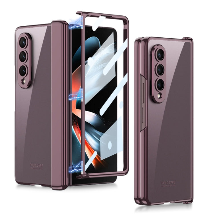 For Samsung Galaxy Z Fold4 GKK Magnetic Hinged Phantom Folding Phone Case(Wine Red) - Galaxy Z Fold4 5G Cases by GKK | Online Shopping South Africa | PMC Jewellery