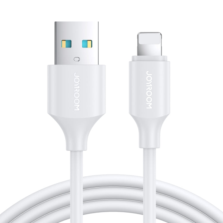 JOYROOM S-UL012A9 2.4A USB to 8 Pin Fast Charging Data Cable, Length:2m(White) - Normal Style Cable by JOYROOM | Online Shopping South Africa | PMC Jewellery