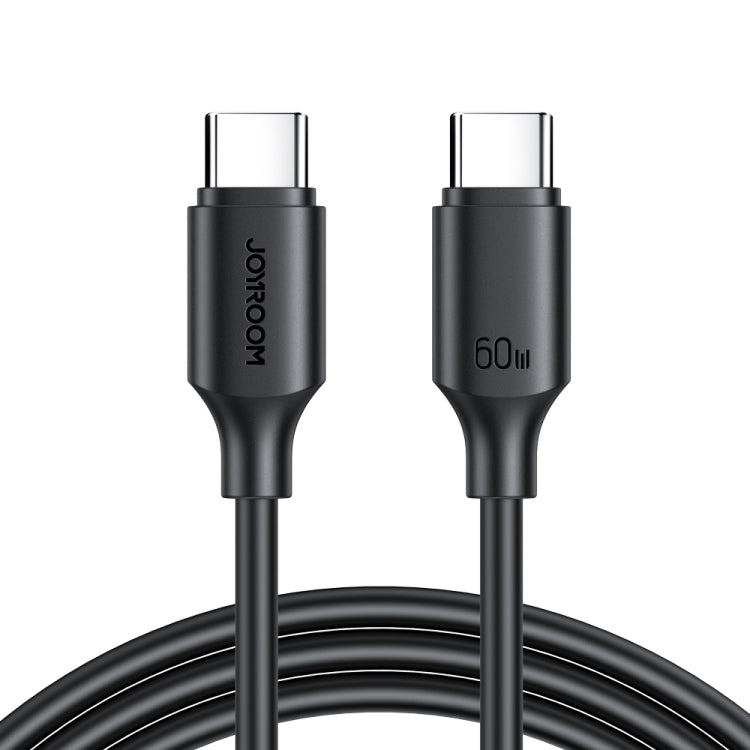 JOYROOM S-CC060A9 60W USB-C/Type-C to USB-C/Type-C Fast Charging Data Cable, Length: 1m(Black) - USB-C & Type-C Cable by JOYROOM | Online Shopping South Africa | PMC Jewellery