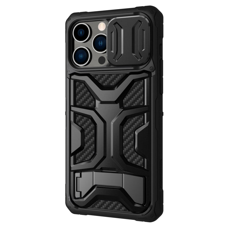 For iPhone 14 Pro Max NILLKIN Sliding Camera Cover Design TPU + PC Phone Case(Black) - iPhone 14 Pro Max Cases by NILLKIN | Online Shopping South Africa | PMC Jewellery | Buy Now Pay Later Mobicred