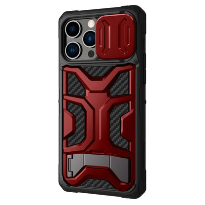 For iPhone 14 Pro Max NILLKIN Sliding Camera Cover Design TPU + PC Phone Case(Red) - iPhone 14 Pro Max Cases by NILLKIN | Online Shopping South Africa | PMC Jewellery