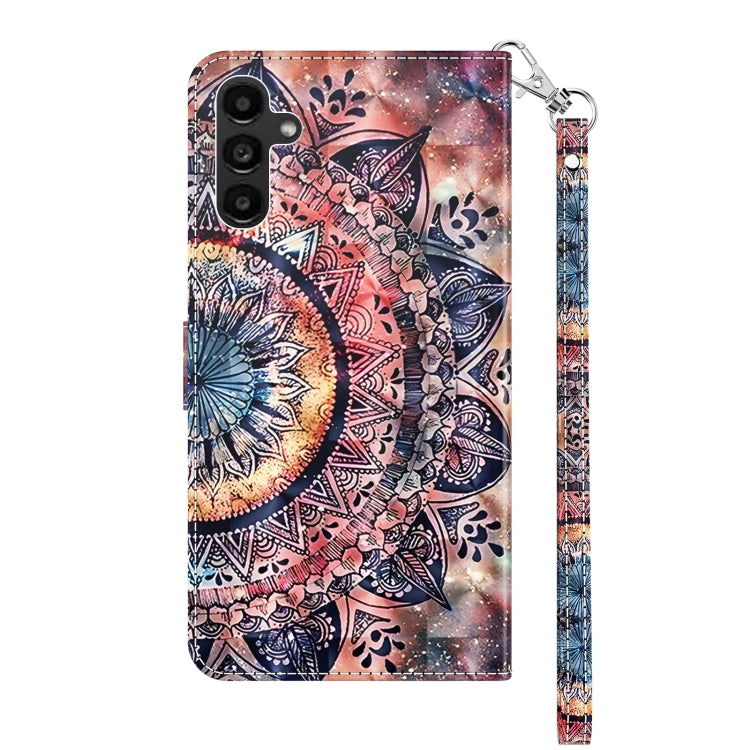For Samsung Galaxy A14 5G 3D Painted Leather Phone Case(Colorful Mandala) - free shipping - PMC TechLife - Order now!