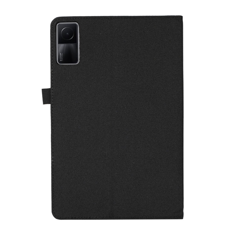 For Xiaomi Redmi Pad 10.61 Fabric Leather Tablet Case(Black) - free shipping - PMC TechLife - Order now!