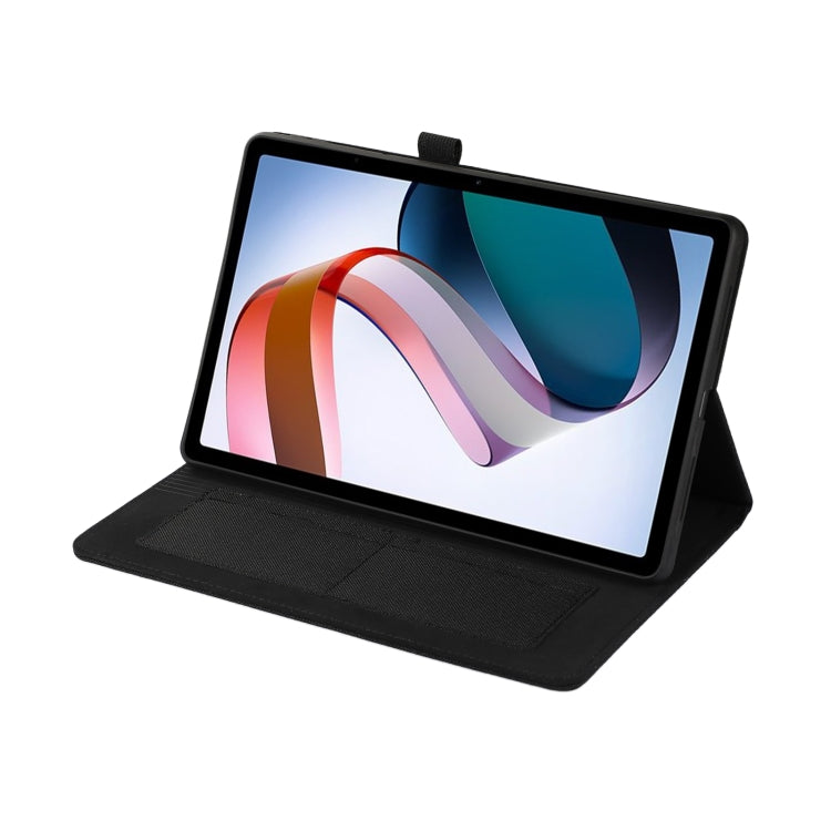 For Xiaomi Redmi Pad 10.61 Fabric Leather Tablet Case(Black) - free shipping - PMC TechLife - Order now!