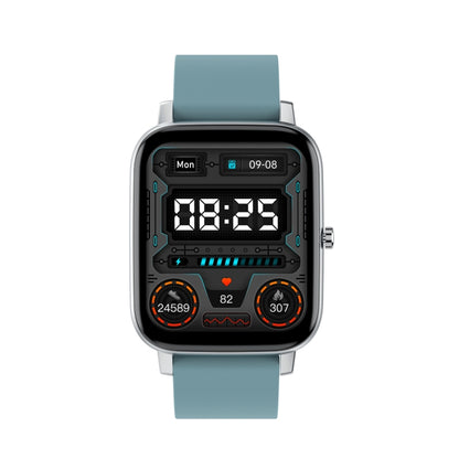 Ochstin 5H80 1.69 inch Square Screen Silicone Strap Heart Rate Blood Oxygen Monitoring Bluetooth Smart Watch(Lake Blue) - Smart Watches by OCHSTIN | Online Shopping South Africa | PMC Jewellery | Buy Now Pay Later Mobicred