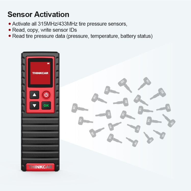 THINKCAR THINKTPMSG2 Car Tire Pressure Inspection Tool Reading Learning Sensor Activator Programming - Tire Pressure Gauges by PMC Jewellery | Online Shopping South Africa | PMC Jewellery