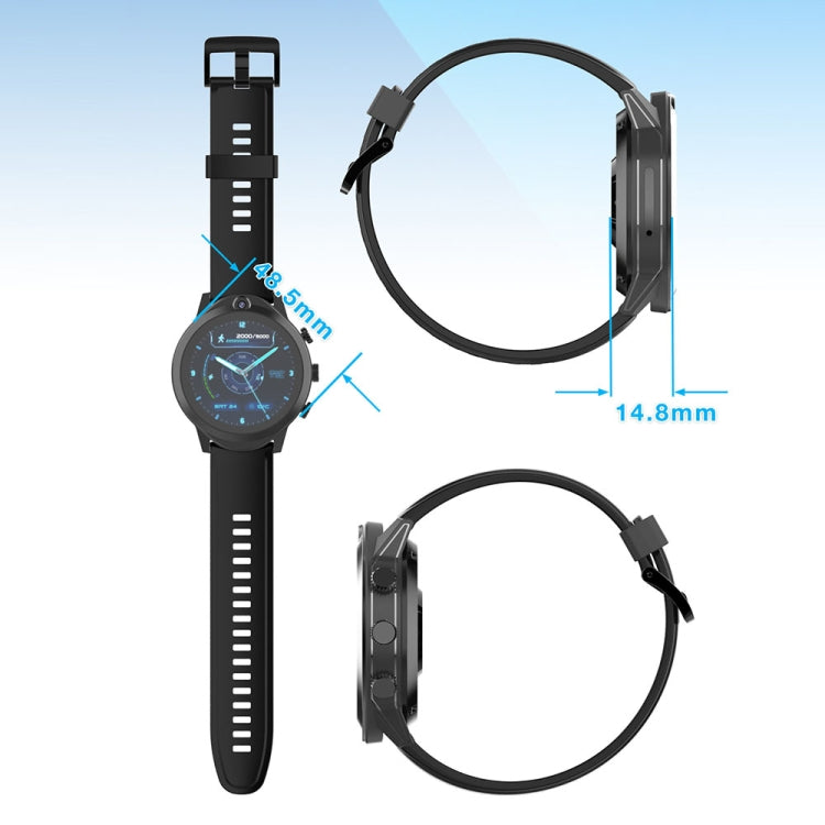 Rogbid Brave 2 1.45 inch TFT Screen Android 9.0 LTE 4G Smart Watch, Support Face Recognition(Black) - free shipping - PMC TechLife - Order now!