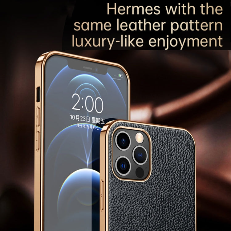 For iPhone 14 Plus SULADA Shockproof TPU + Handmade Leather Phone Case(Black) - iPhone 14 Plus Cases by SULADA | Online Shopping South Africa | PMC TechLife