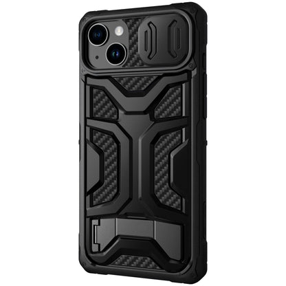For iPhone 14 Plus NILLKIN Sliding Camera Cover Design TPU + PC Phone Case(Black) - iPhone 14 Plus Cases by NILLKIN | Online Shopping South Africa | PMC Jewellery