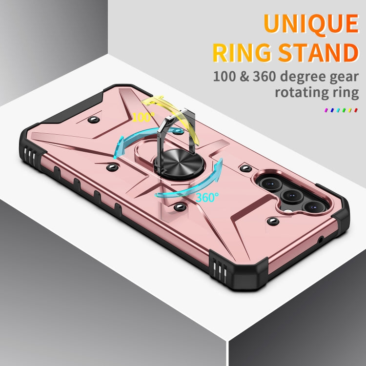 For Samsung Galaxy A14 5G Ring Holder Phone Case(Rose Gold) - free shipping - PMC TechLife - Order now!
