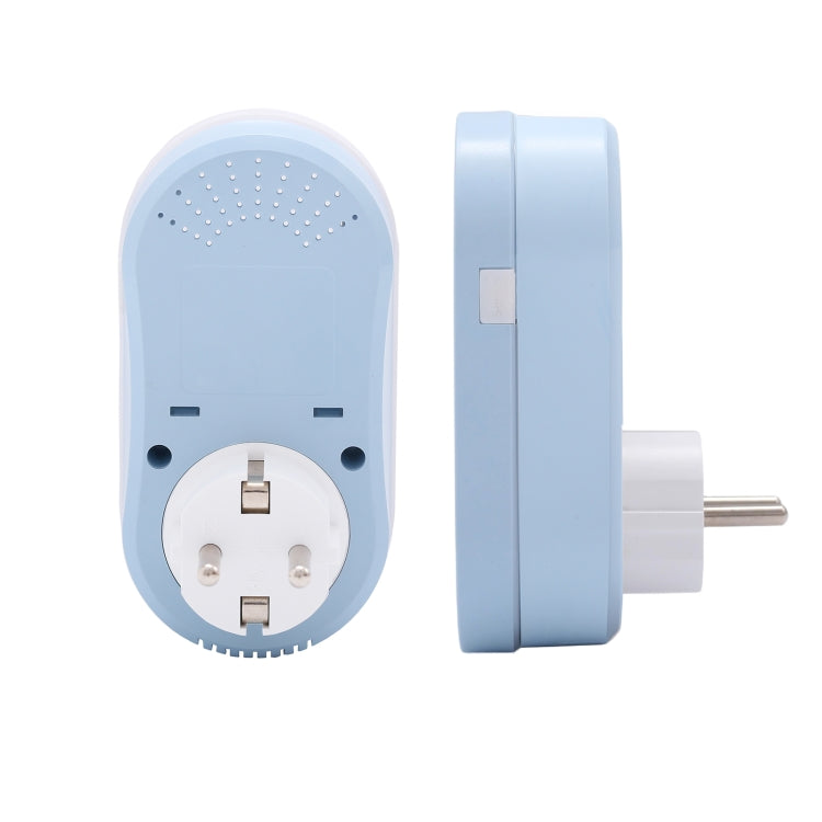 BHT12-C Plug-in LCD Thermostat Without WiFi, EU Plug(Blue) - free shipping - PMC TechLife - Order now!