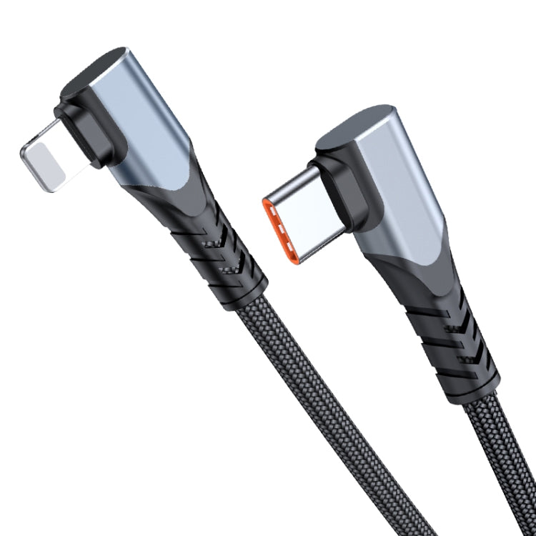 ADC-009 20W USB-C/Type-C to 8 Pin Double Elbow Data Cable, Length:1m - 2 in 1 Cable by PMC Jewellery | Online Shopping South Africa | PMC Jewellery