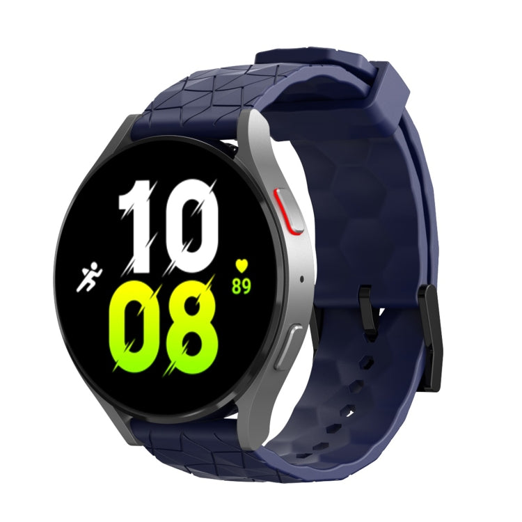 22mm Football Texture Silicone Watch Band(Navy Blue) - free shipping - PMC TechLife - Order now!