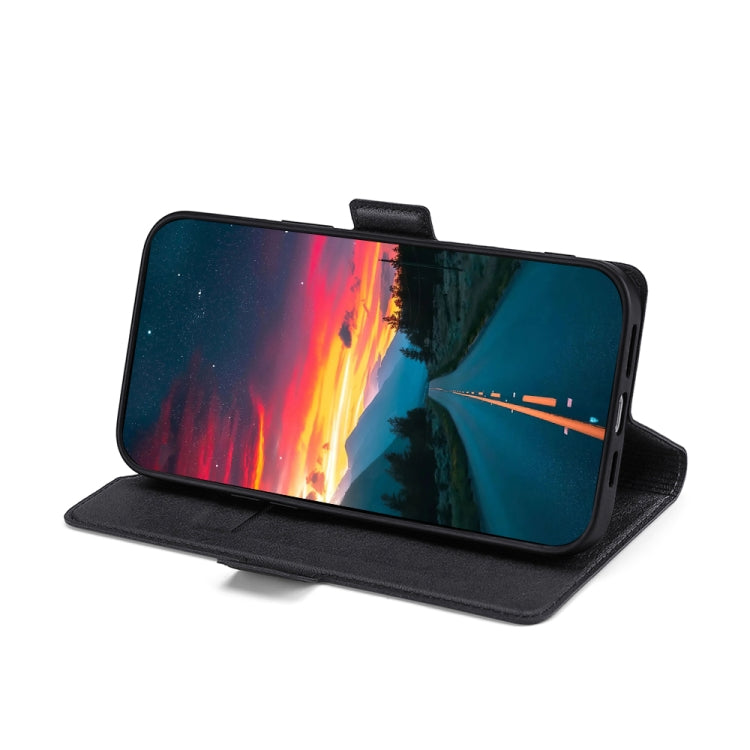 For Xiaomi Redmi Note 12 Pro+ China Ultra-thin Voltage Side Buckle Horizontal Flip Leather Phone Case(Black) - Xiaomi Cases by PMC TechLife | Online Shopping South Africa | PMC TechLife | Buy Now Pay Later Mobicred