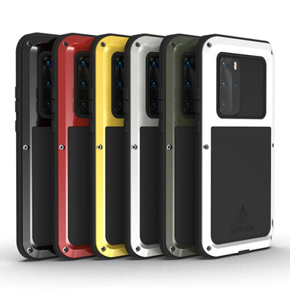 For Huawei P40 Pro LOVE MEI Metal Shockproof Waterproof Dustproof Protective Case(Black) - Huawei Cases by LOVE MEI | Online Shopping South Africa | PMC Jewellery | Buy Now Pay Later Mobicred