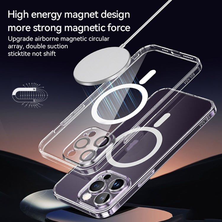 For iPhone 14 SULADA Jingpin Series All-inclusive Lens Electroplated TPU Phone Case(Transparent) - iPhone 14 Cases by SULADA | Online Shopping South Africa | PMC Jewellery