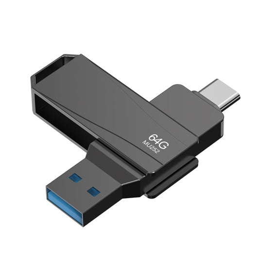 Lenovo Thinkplus MU252 USB 3.1 + USB-C / Type-C Flash Drive, Memory:64GB - USB Flash Drives by Lenovo | Online Shopping South Africa | PMC Jewellery