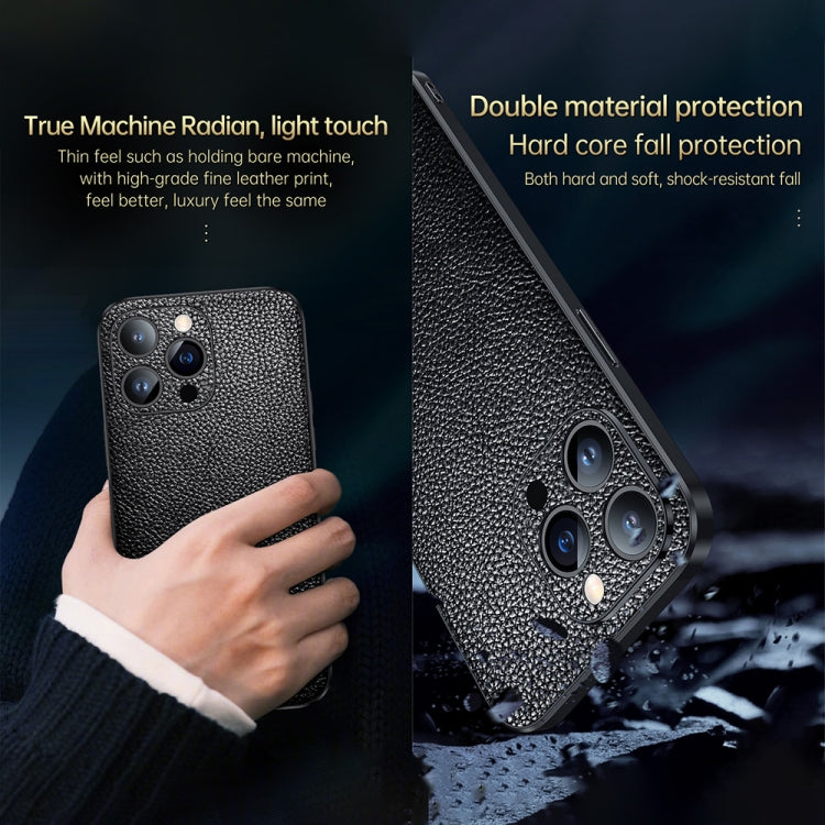 For iPhone 13 Pro Max SULADA Invisible Bracket Leather Back Cover Phone Case(Brown) - free shipping - PMC TechLife - Order now!