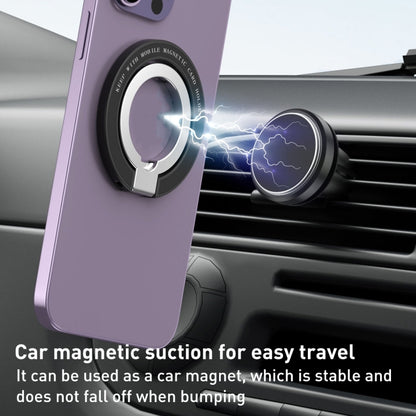 Car Magnetic Dual Axis Ring Phone Holder(Bright Sky Blue) - Ring Holder by PMC Jewellery | Online Shopping South Africa | PMC Jewellery