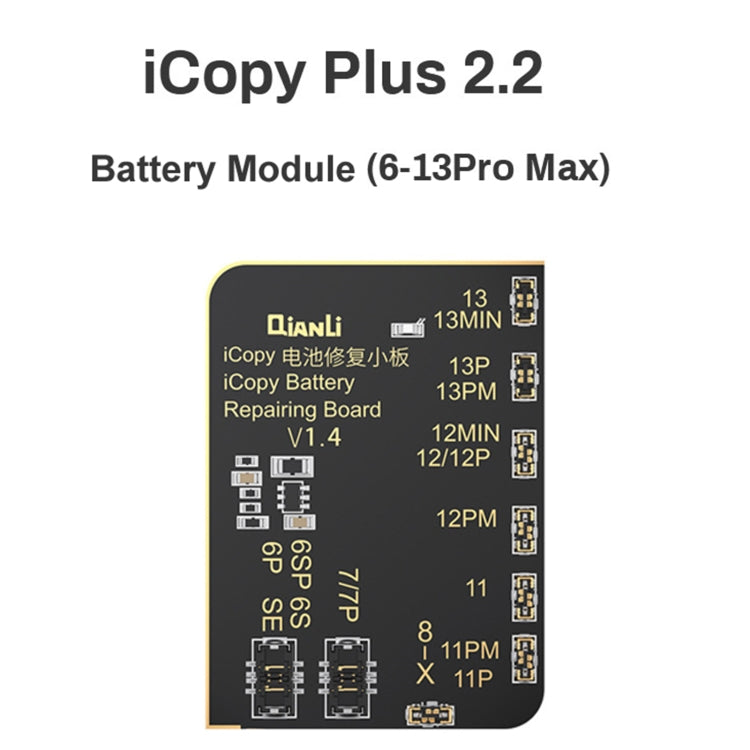 For iPhone 6 - 13 Pro Max Qianli iCopy Plus 2.2 Repair Detection Programmer, Model:Battery Module - Repair Programmer by QIANLI | Online Shopping South Africa | PMC Jewellery
