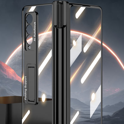 For Samsung Galaxy Z Fold3 5G GKK Magnetic Fold Hinge Shockproof Phone Case with Pen Slots(Black) - Galaxy Phone Cases by GKK | Online Shopping South Africa | PMC Jewellery