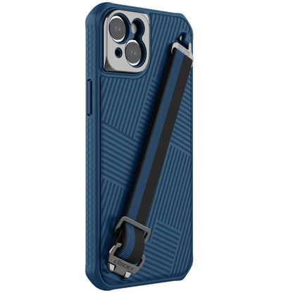For iPhone 14 Plus NILLKIN Shadow Series Magnetic Magsafe Phone Case(Blue) - iPhone 14 Plus Cases by NILLKIN | Online Shopping South Africa | PMC Jewellery