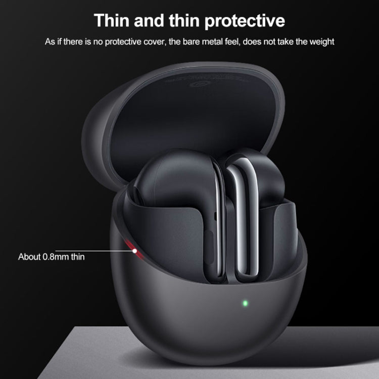 For Xiaomi Buds 4 Bluetooth Earphone Silicone Protective Case(Black) - Xiaomi Earphone Case by PMC Jewellery | Online Shopping South Africa | PMC Jewellery