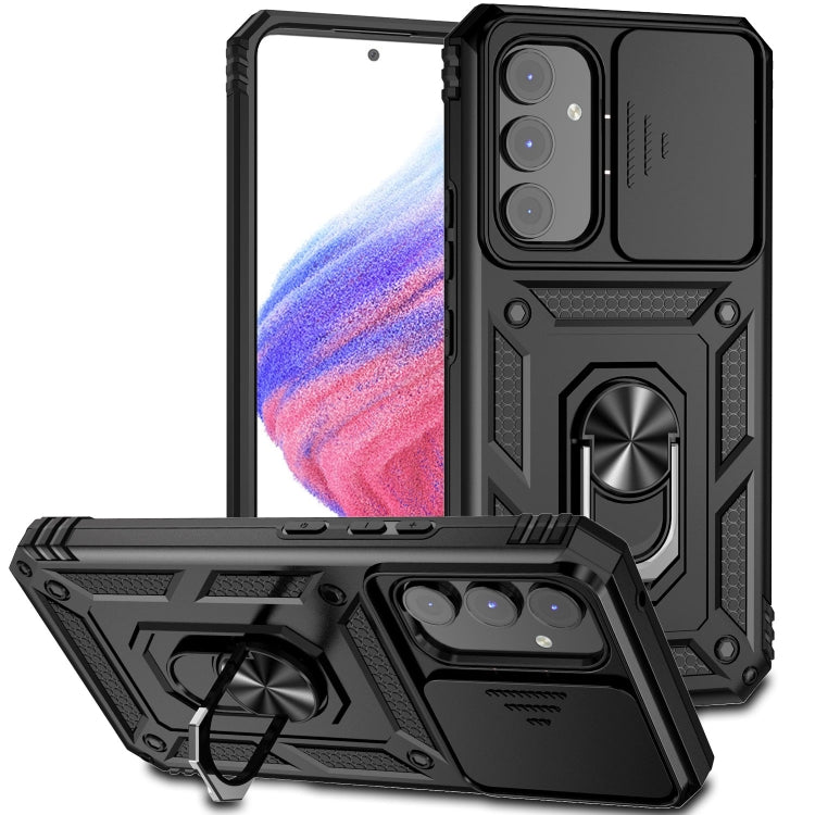 For Samsung Galaxy A54 5G Sliding Camshield Holder Phone Case(Black) - free shipping - PMC TechLife - Order now!